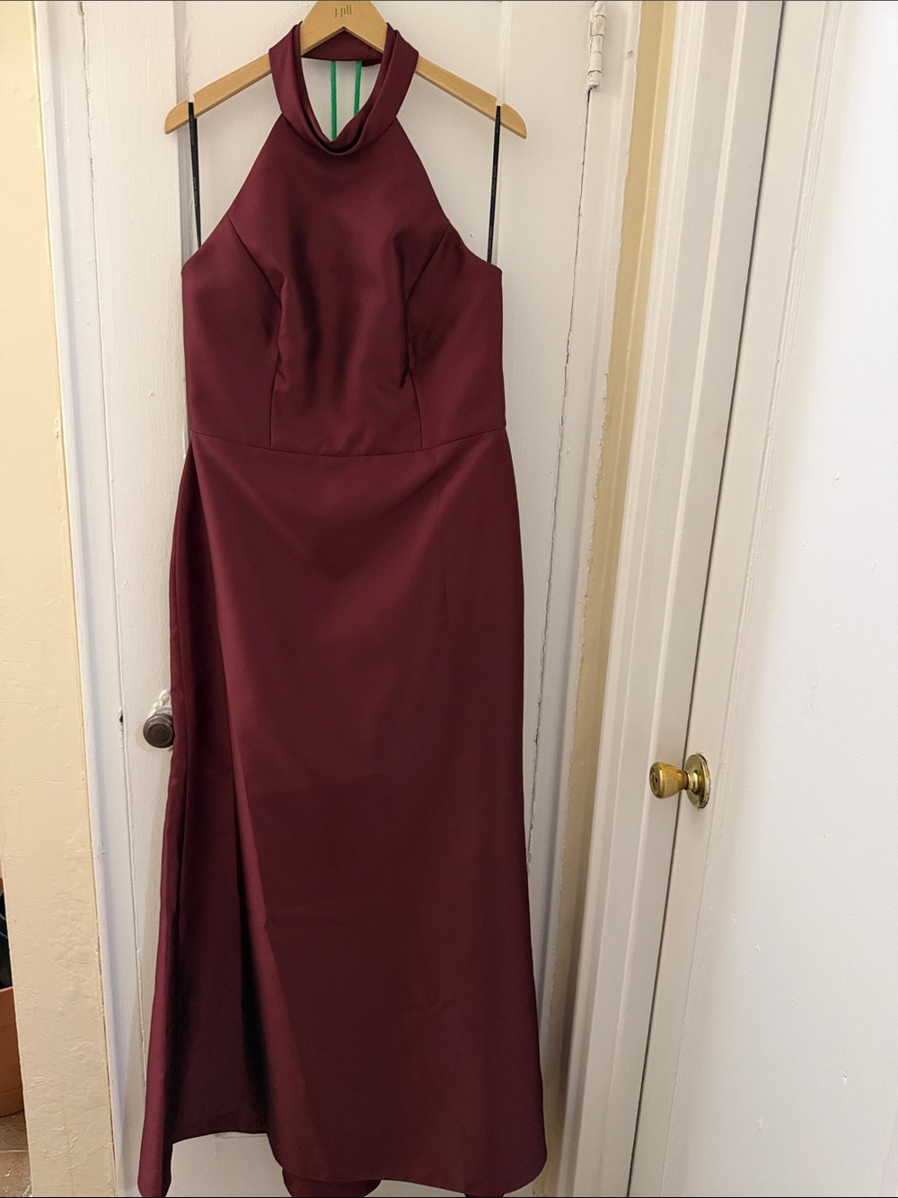 Women’s' Burgundy Halter Dress